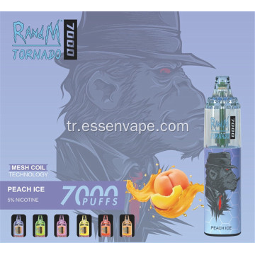 İyi Vape Randm Tornado 7000Puffs Fransa Sıcak Satış